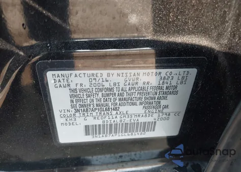 2016 Nissan Sentra S from USA, damaged, VIN 3N1AB7AP1GL681482